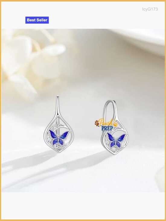 Amazon.com: JUSTKIDSTOY Sunflower Dangle Drop Earrings 925  Sterling Silver Leverback Drop Earrings with Moonstone, Hypoallergenic